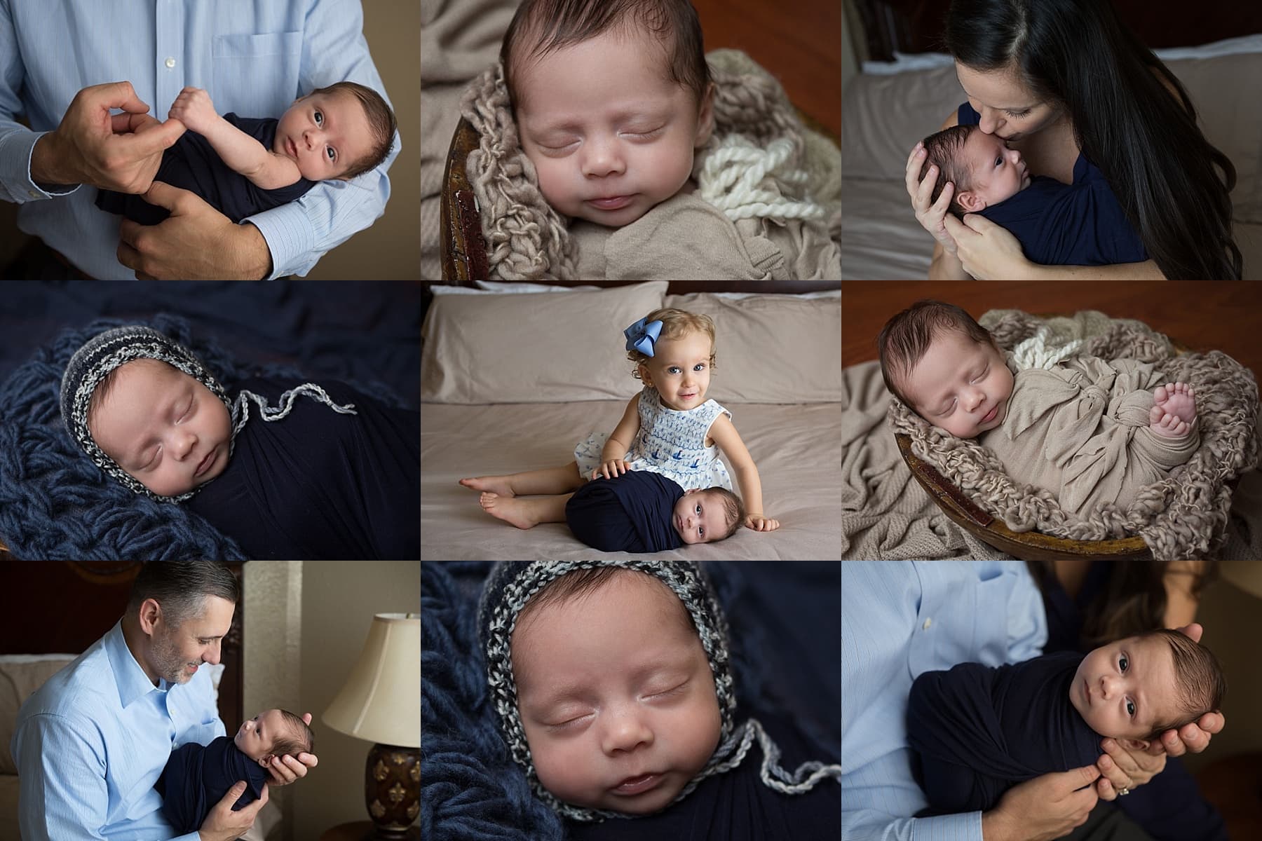 newborn boy photo session at home in San Antonio, Texas